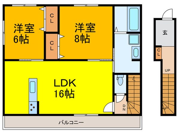 スタンヒル東山本新町の物件間取画像